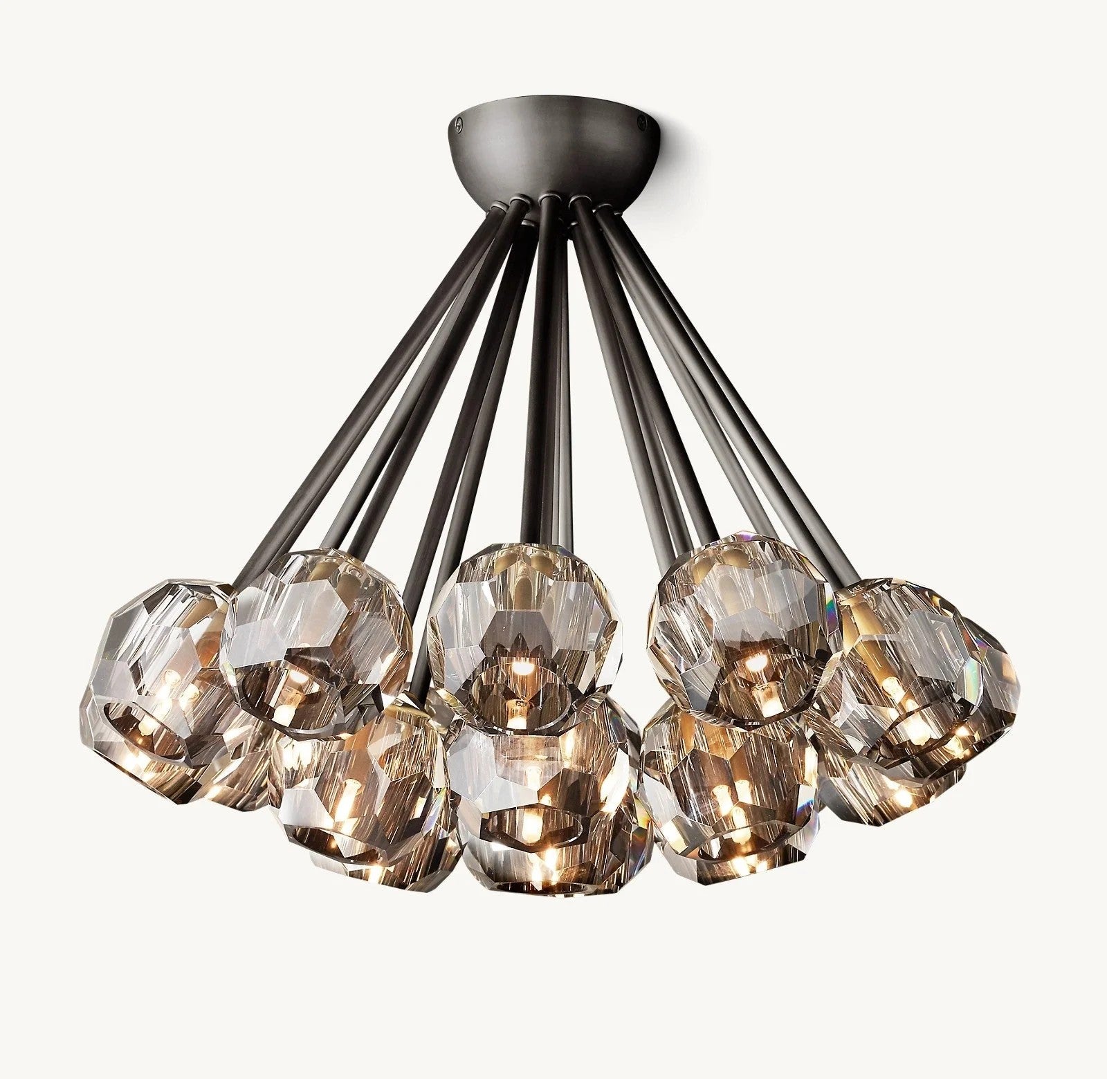 Crystal Ball Flushmount 24"