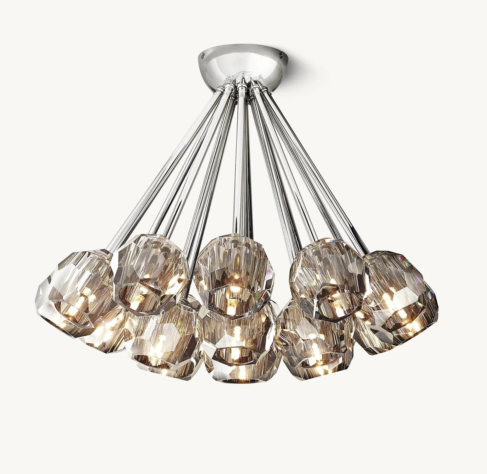 Crystal Ball Flushmount 24"