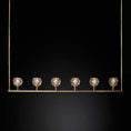 Load image into Gallery viewer, Crystal Ball Linear Chandelier 60"
