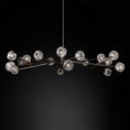 Load image into Gallery viewer, Crystal Ball Round Chandelier 72"
