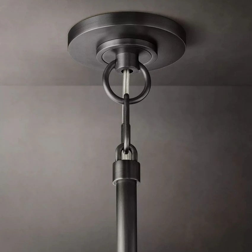 Crystal Ball Round Chandelier 72"