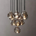 Load image into Gallery viewer, Crystal Ball Round Cluster Chandelier 14"
