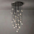 Load image into Gallery viewer, Crystal Ball Round Cluster Chandelier 30"
