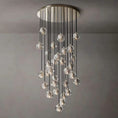 Load image into Gallery viewer, Crystal Ball Round Cluster Chandelier 30"
