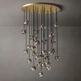 Load image into Gallery viewer, Crystal Ball Round Cluster Chandelier 40"
