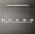 Load image into Gallery viewer, Demoulin Double Linear Chandelier 54"
