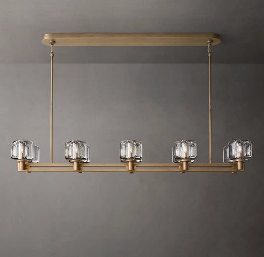 Demoulin Double Linear Chandelier 54"