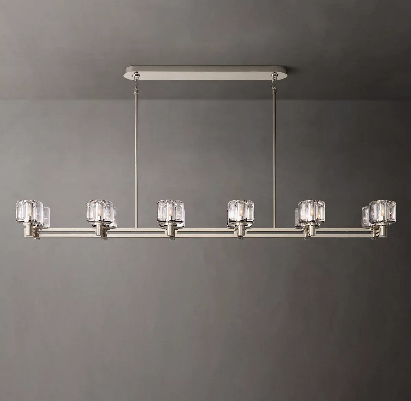 Demoulin Double Linear Chandelier 72"