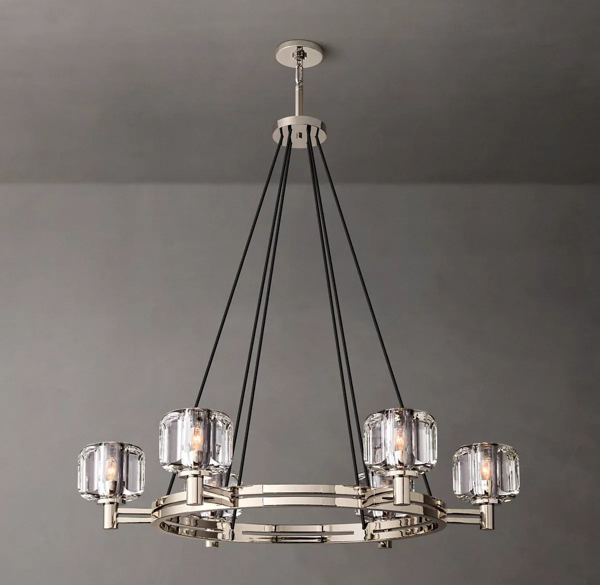 Demoulin Round Chandelier 36"
