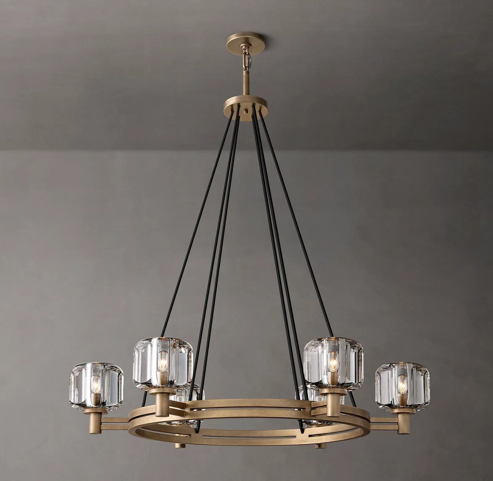 Demoulin Round Chandelier 36"