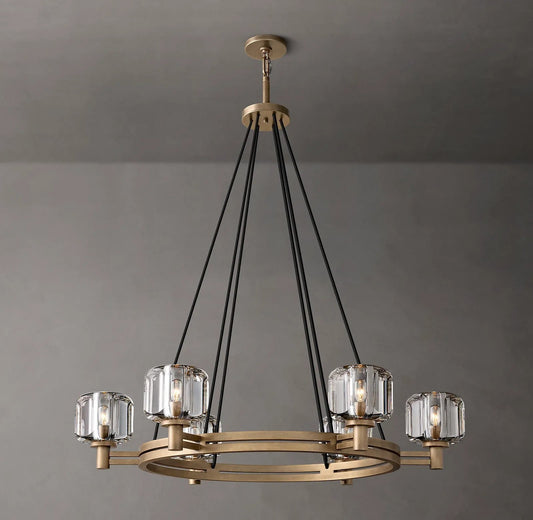 Demoulin Round Chandelier 36"