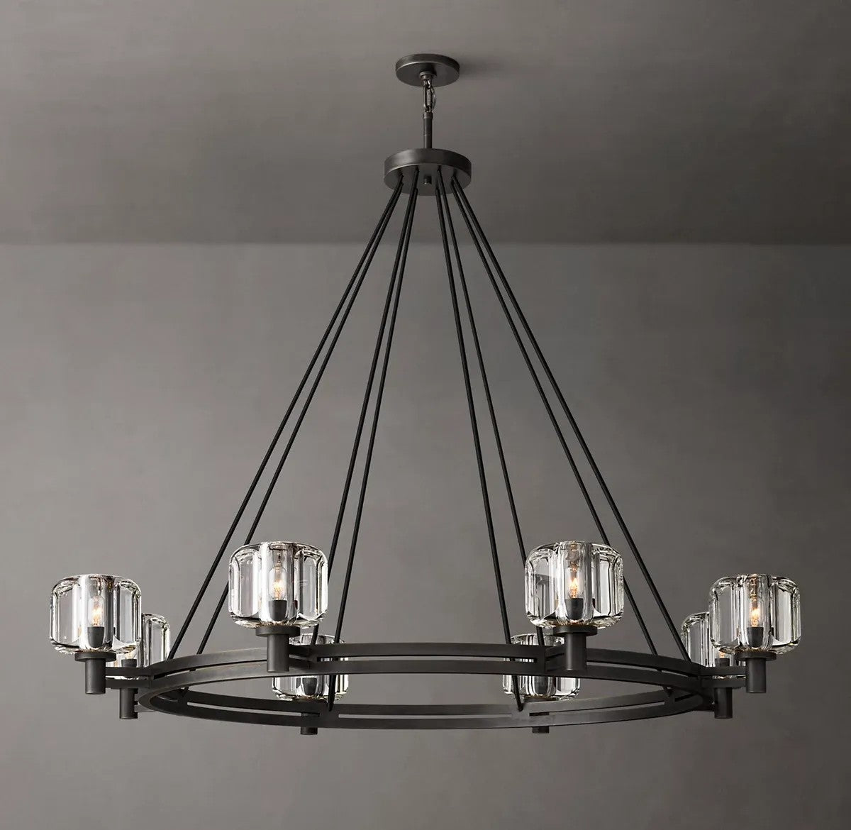 Demoulin Round Chandelier 48"