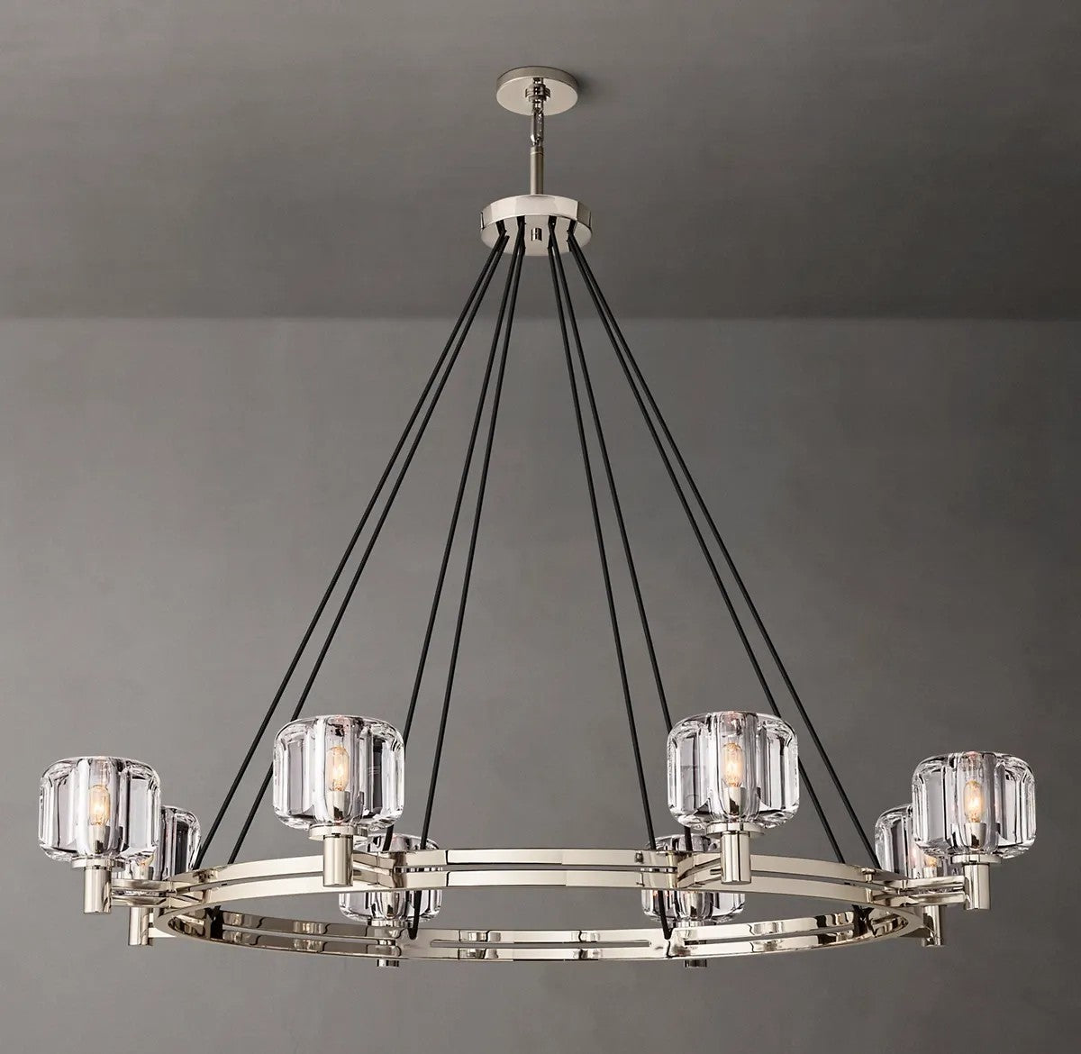 Demoulin Round Chandelier 48"