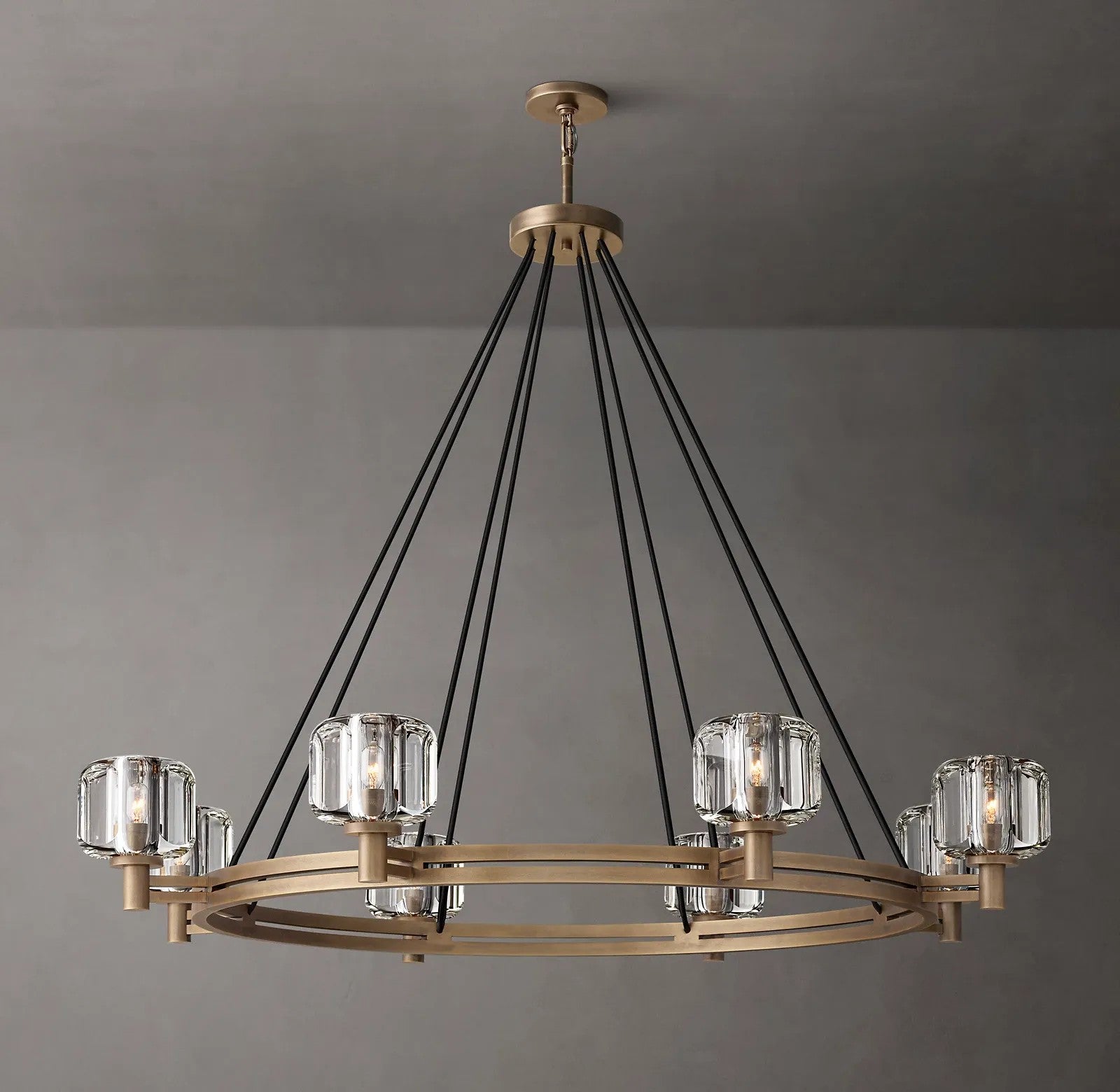 Demoulin Round Chandelier 48"