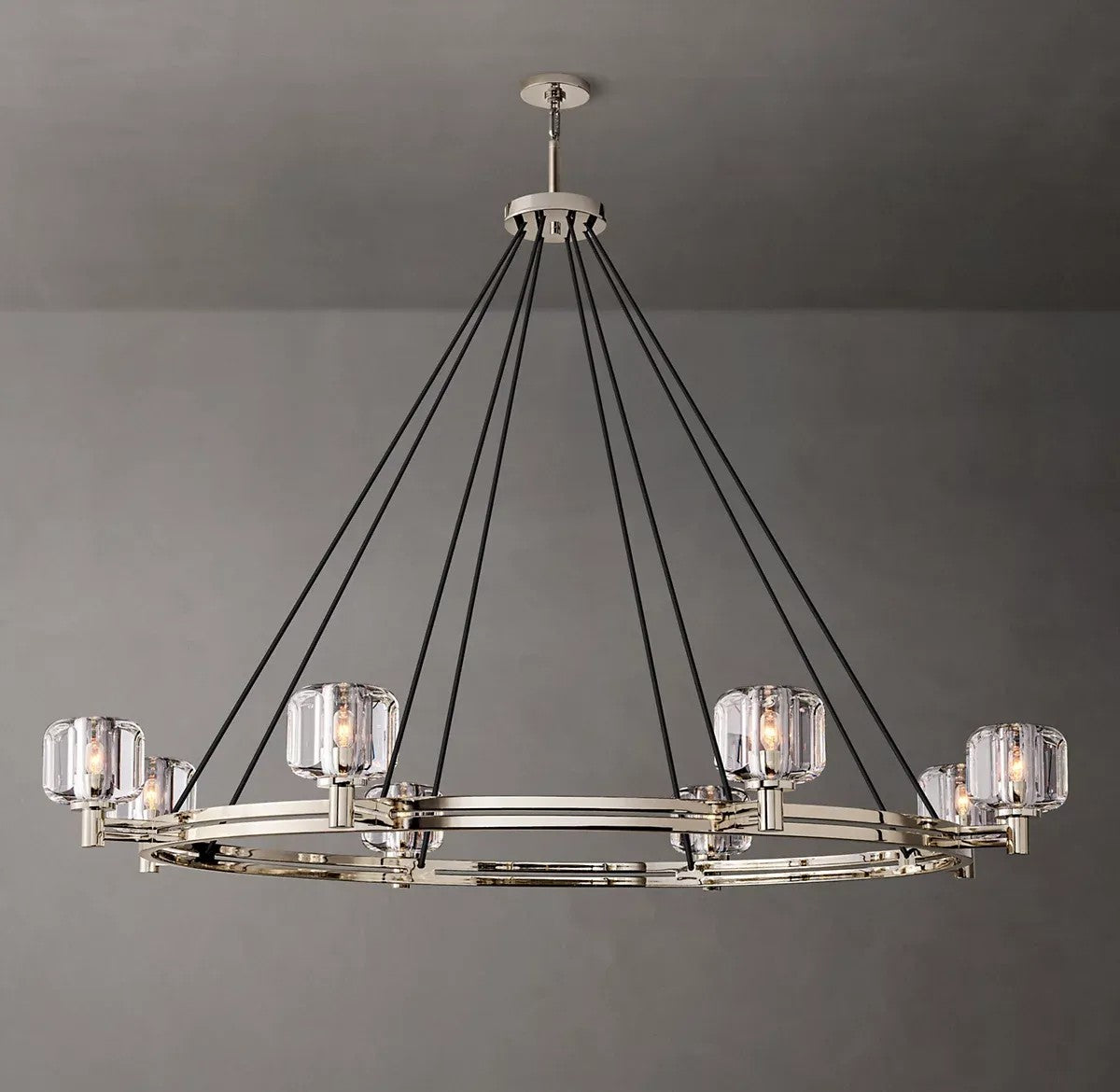 Demoulin Round Chandelier 60"