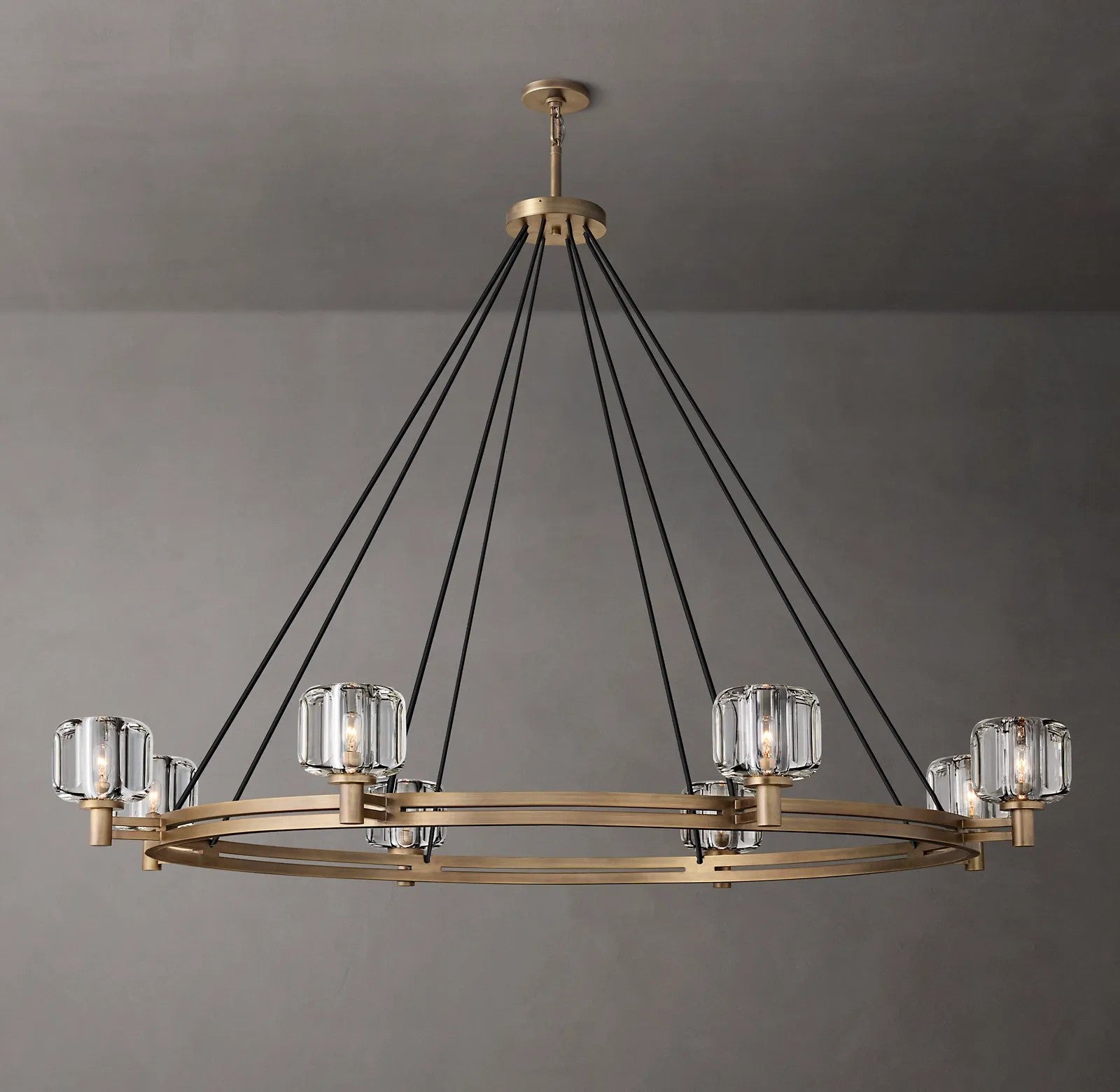 Demoulin Round Chandelier 60"