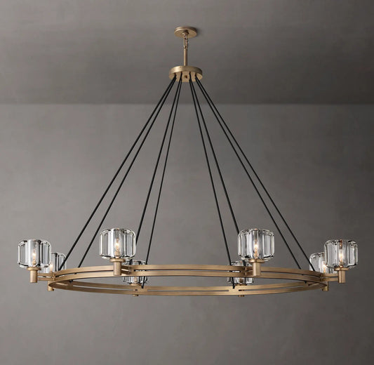 Demoulin Round Chandelier 60"