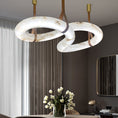 Load image into Gallery viewer, Designer Contemporary Nordic Alabaster Chandelier
