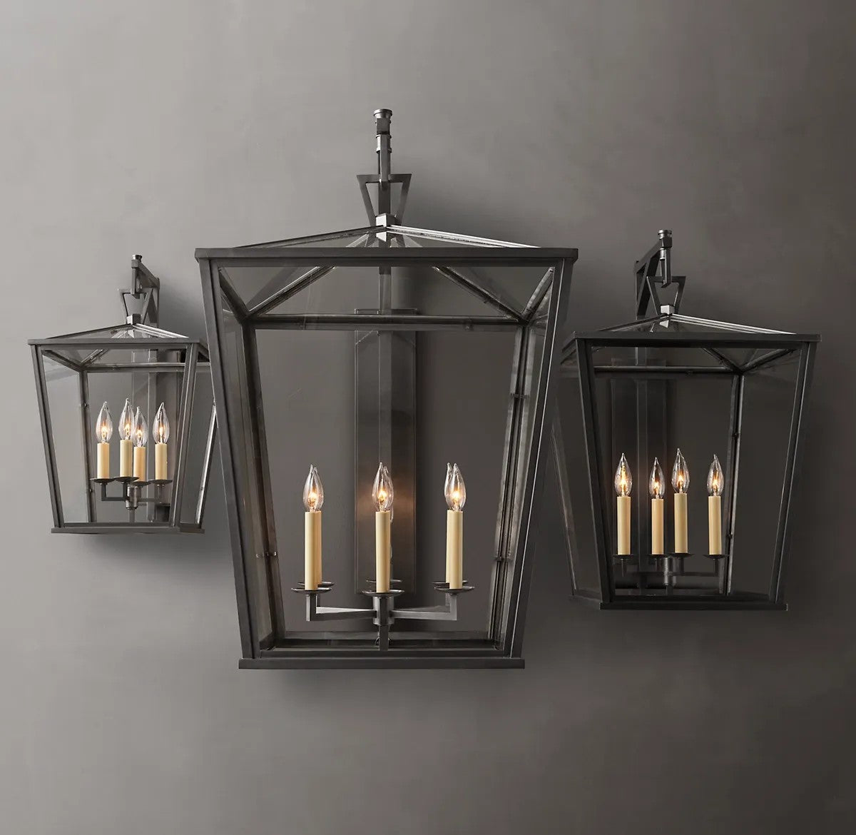 Dickens 19th C. English Openwork Outdoor Sconce 22"