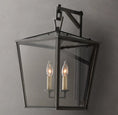 Load image into Gallery viewer, Dickens 19th C. English Openwork Outdoor Sconce 22"
