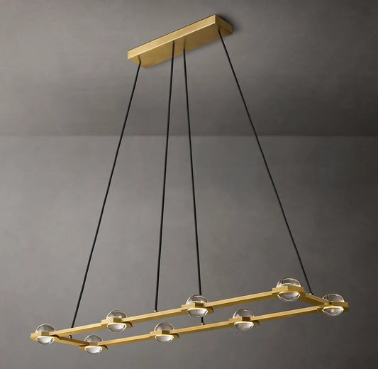 Eclipse Rectangular Chandelier 54"