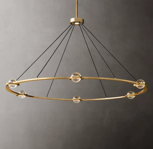 Eclipse Round Chandelier 60"