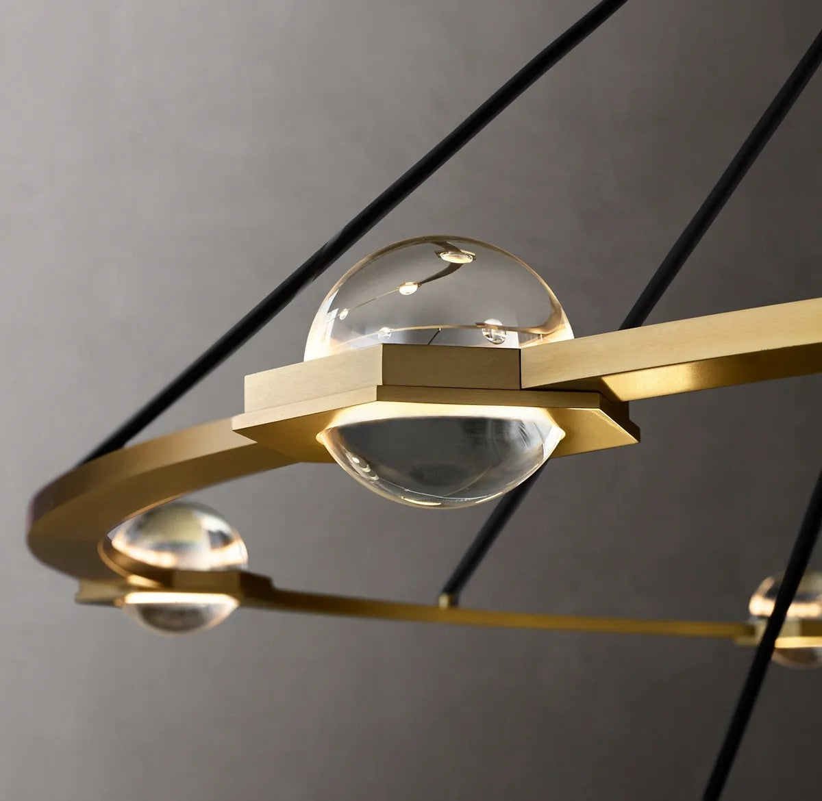 Eclipse Two-Tier Round Chandelier 60"