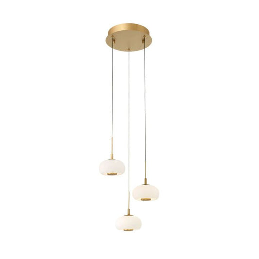 Edelfia 3 Light Round LED Pendant
