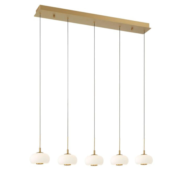 Edelfia 5 Light Linear LED Chanderlier