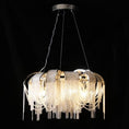 Load image into Gallery viewer, Elisa Luxury Aluminum Chain Tassel Chandelier
