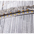 Load image into Gallery viewer, Elisa Luxury Aluminum Chain Tassel Ring Multilayer Chandelier

