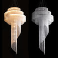 Load image into Gallery viewer, Elisa Luxury Aluminum Chain Tassel Ring Multilayer Chandelier
