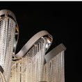 Load image into Gallery viewer, Elisa Luxury Flower Chain Tassel Chandelier
