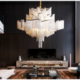 Load image into Gallery viewer, Elisa Luxury Flower Chain Tassel Chandelier
