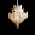 Load image into Gallery viewer, Elisa Luxury Flower Chain Tassel Chandelier
