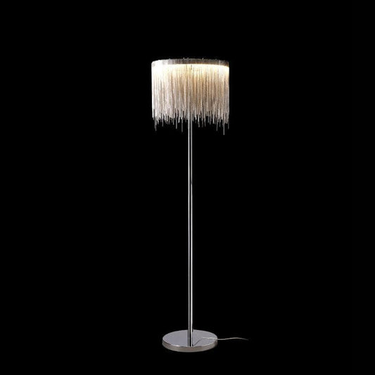 Elisa Luxury Hardware Aluminum Chain Tassel Floor Lamp(SINGLE-LAYER/DOUBLE-DECK)