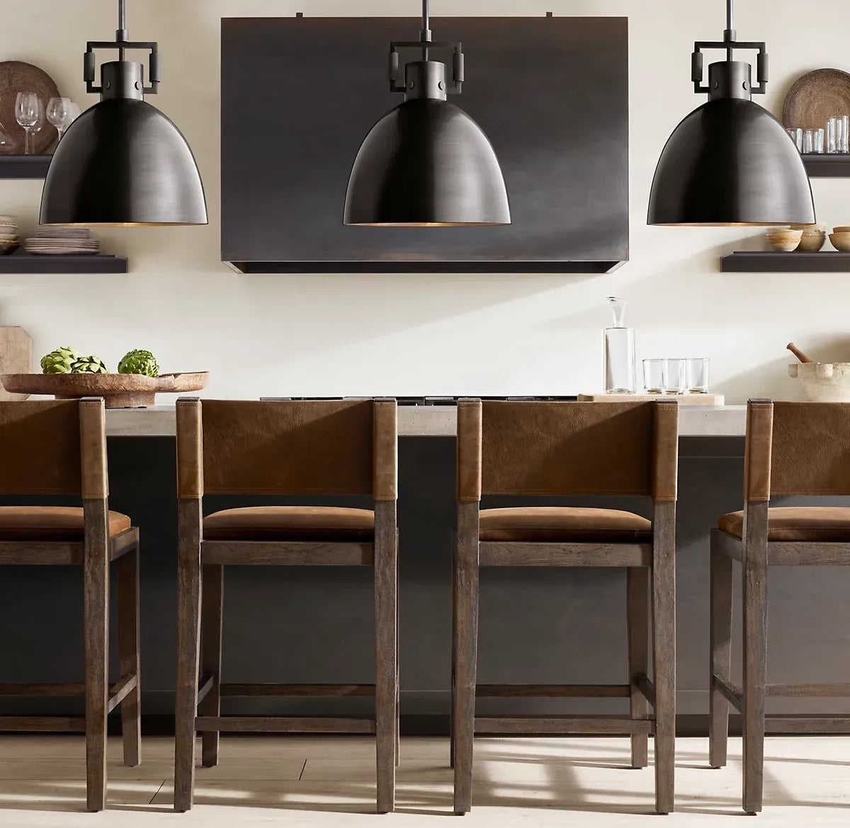 Everett Machinist Metal Cloche Pendant