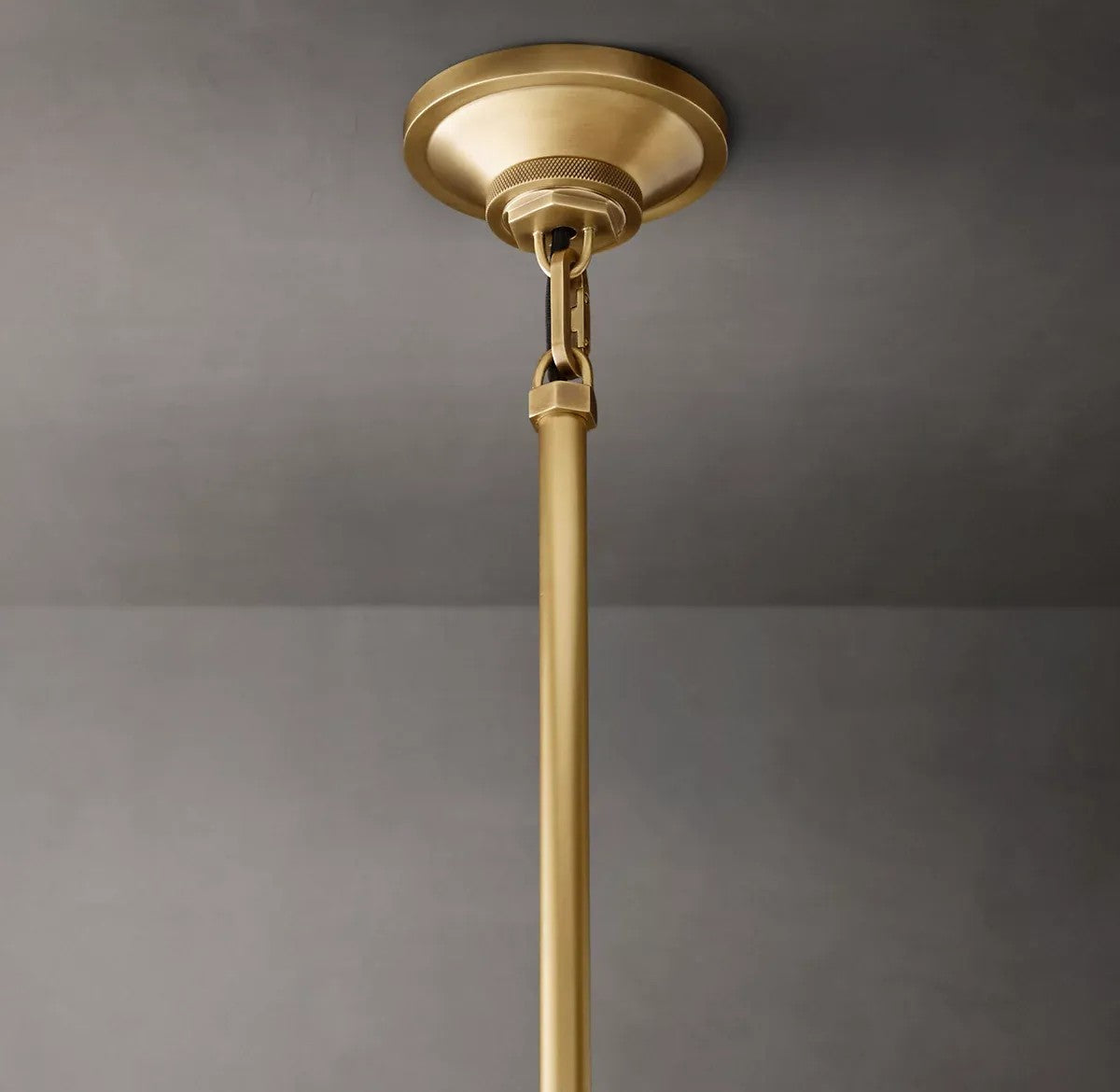 Everett Machinist Milk Glass Cloche Pendant