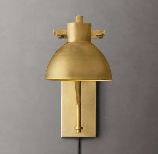 Everett Machinist Swing-Arm Task Sconce