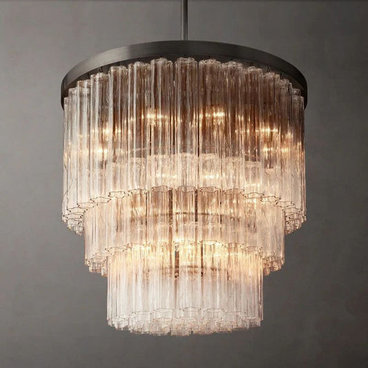 Fielo 3-Tier Round Chandelier 36”