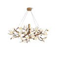 Load image into Gallery viewer, Flower Bloom Branch Brass Chandelier
