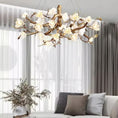 Load image into Gallery viewer, Flower Bloom Branch Brass Chandelier

