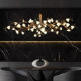 Load image into Gallery viewer, Flower Bloom Branch Brass Chandelier
