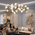 Load image into Gallery viewer, Flower Bloom Branch Brass Chandelier
