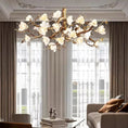 Load image into Gallery viewer, Flower Bloom Branch Brass Chandelier
