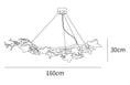 Load image into Gallery viewer, Vonio Branch Brass Chandelier
