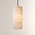 Load image into Gallery viewer, Hannia Alabaster Cylinder Pendant
