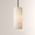 Load image into Gallery viewer, Hannia Alabaster Cylinder Pendant
