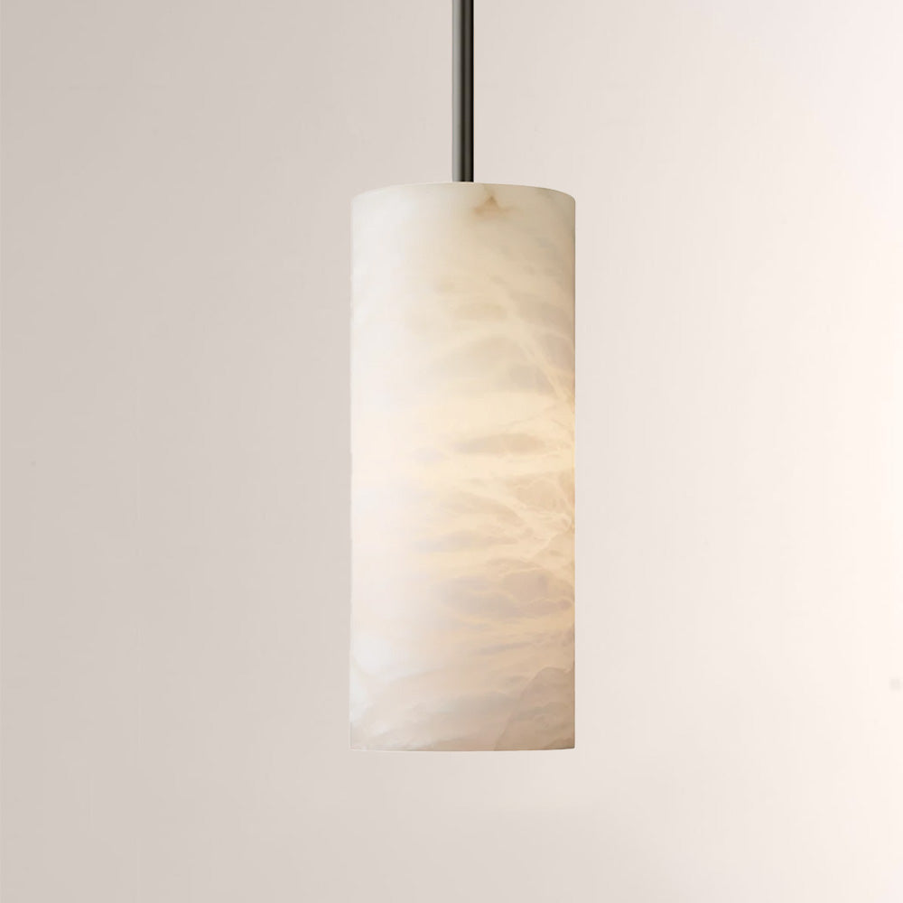 Hannia Alabaster Cylinder Pendant