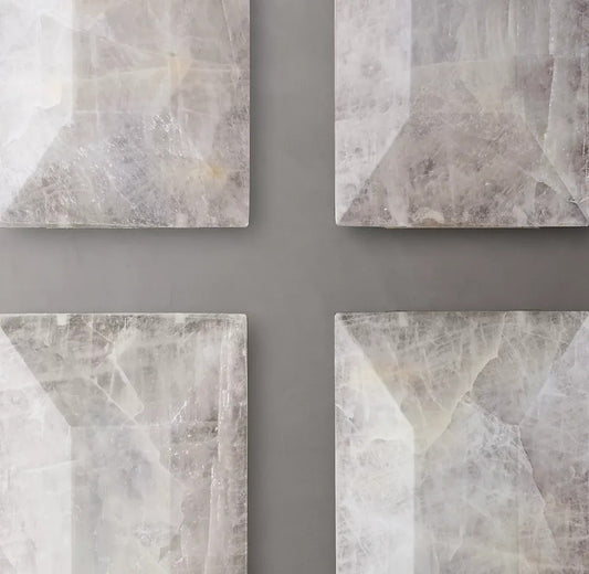 Harlynn Calcite Rectangular Chandelier 42"